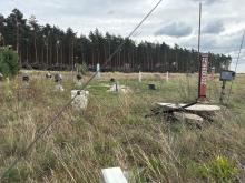 Messfeld Sedlitz - vor der Sprengverdichtung