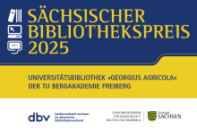 Logo des Sächsischen Bibliothekspreis 2025