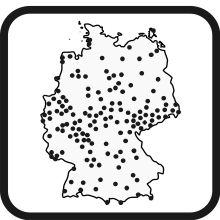 Standorte außerhalb der Modellregion des Projektes GEoQart