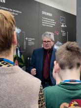 Geleitet wurde der Rundgang für die Schülerinnen und Schüler von den TUBAF-Mitarbeitern Rico Steffen und Wolfgang Gaßner. 