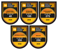 Ranking Badges QS by Subject