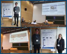 Photo collage of ITUN presenters and presentations at annual DECHEMA/VDI conference