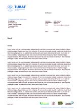 Briefbogen der Rektorin