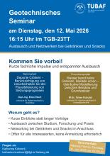 Flyer Geotechnisches Seminar Sommersemester 2026