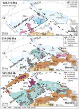 Reconstruction of magmatic activity in the Saxothuringian Zone