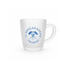 Glastasse mit Siegel
