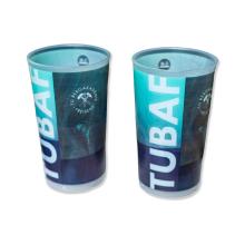 Festivalbecher TUBAF, mehrfarbiger Druck mit Siegel, 0,4 ml