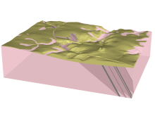Geologisches 3D-Pilotmodell der Störungszone Petrovice-Döbra