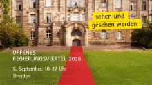Tag des Offenen Regierungsviertels am 6.9.2026 in Dresden mit TUBAF-Beteiligung.