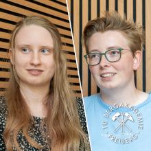Annika Menzel und Caroline Petzold studieren Nanotechnologie auf Diplom.